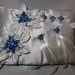 Cuscino portafedi  con colore azzurro