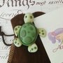 Soprammobile tartarughina tartaruga vegan sea mare estate fortuna longevità ooak