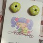 Orecchini Kawaii FIMO Alchemian ciambelle donuts lolita natale Sweet dolcetti