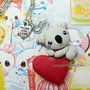 Collana Alchemian koala su cuore Lolita kawaii cute cuore love handmade
