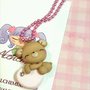 Collana Alchemian orsetta orso su cuore Lolita kawaii cute cuore love handmade