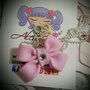 Collana fiocco bow lolita rosa tiffani in FIMO pastel goth Alchemian Lolita