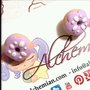 Orecchini Kawaii FIMO Alchemian ciambelle donuts lolita natale Sweet dolcetti