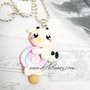 Collana mucca lecca lecca Alchemian Lolita kawaii so cute Sweet lolita FIMO gnam