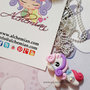 Collana Kawaii FIMO pony cavallino Alchemian fatta a mano lolita gothic pastel