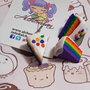 Orecchino Kawaii FIMO Alchemian torta arcobaleno lolita cake sweet colazione