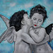 Capoletto moderno angeli cupidi amorini pop art regalo nozze