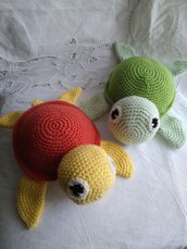 Tartaruga "amigurumi" in lana