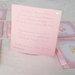 Invito card battesimo angioletto rosa per bimba, inviti originali card 10 x 10 partecipazione con busta 