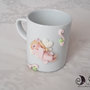 Bomboniere comunione, compleanno, idea regalo,  tazza mug personalizzata con fatina per bimba personalizzabile 