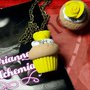 Collana Kawaii limone cupcake pasticcino dolcetto Alchemian fatta a mano lolita