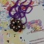 Collana ciambella orsetto, kawaii cioccolato, sweet lolita dolci fimo doni homer