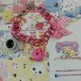 Bracciale tazzina e ciambellina, american breakfast kawaii, sweet, lolita fiocco