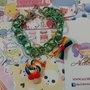 Bracciale lecca lecca e fiocco arcobaleno, rainbow, kawaii sweet, in fimo