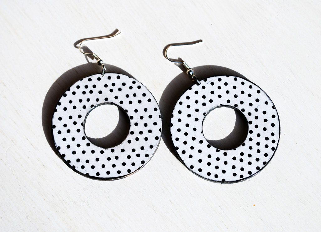Laimons Orecchini A Pressione Donna In Argento 925 – Motivo Yin Yang Disco, Nero E Bianco, Gioiello Regalo