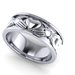 anello claddagh argento