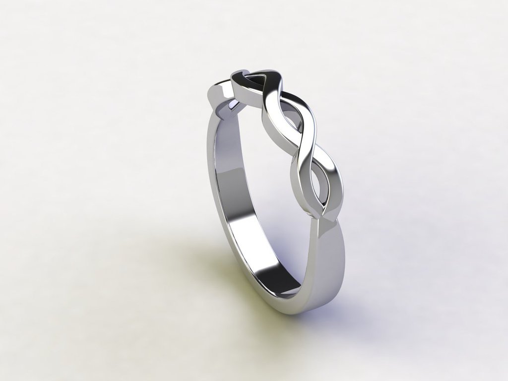 Treasure Bay Elegante bracciale rigido per Donna in argento sterling intrecciato, medio (argento