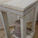 Tavolino bianco in legno recuperato 