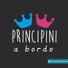 adesivo principini a bordo - sticker auto per bambini - adesivo lunotto macchina