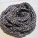 sciarpa di lana di alpaca fatta a ferri