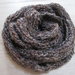 sciarpa di lana di alpaca fatta a ferri