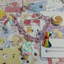 Bracciale Lollipop,marshmallow,liquirizia,fiocco kawaii, sweet, lolita fiocco