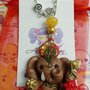 Collana Ganesh,ganesha,induismo,religione,elefante,zanna,kawaii style