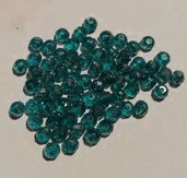 100 RONDELLE verde acqua 4mm