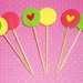 San Valentino Collection! - Muffin e CupCake Toppers^^ - Decorazioni per Dolci - LoveSet-2^^ (lotto 15pz)