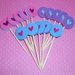 San Valentino Collection! - Muffin e CupCake Toppers^^ - Decorazioni per Dolci - LoveSet-3^^ (lotto 15pz)
