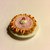 Crostata alla fragola in piatto dollshouse miniature