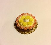 Torta al limone dollshouse miniature