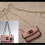 Collana borsa Chanel rosa