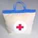 Set dottore - valigetta in stoffa con accessori in feltro
