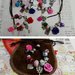 Bracciale cordino Rosa in FIMO,colori fantasia,offerta San Valentino love