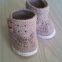 scarpe bimba lana maglia