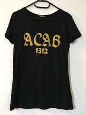 T-Shirt modello ACAB (nera)