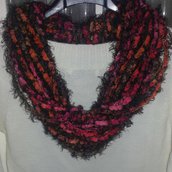 Sciarpa collana  scaldacollo handmade scarf