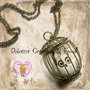 Collana gabbietta Edvige | HANDMADE civetta idea regalo kawaii