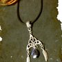 Collana triquetra e sodalite 