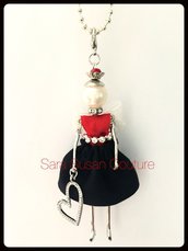 Collana con bambolina – My Little Doll by Sara Susan Couture – Modello Tommy H.Girl