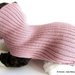 Pink Ladies, pullover cappottino per cani ( taglia XS ) in pura lana merinos rosa antico