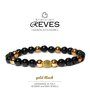 GOLD BLACK - BRACCIALI REVES FATTI SU MISURA CON PIETRE NATURALI E COMPONENTI IN ARGENTO925, METALLO E ACCIAIO 316L