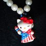 collana di perle con Hello Kitty U.S.A.  