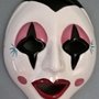 Maschera in ceramica pagliaccio