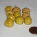 Set 10 perle in ceramica gialle