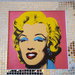Quadro Marilyn monroe fatto a mano con acrilici e cornice mosaico specchiata 