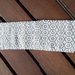 Bracciale bianco di perline fatto a mano