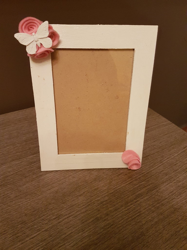 Cornice Con Farfalla Vera In Esposizione - Quadretto Da Scrivania In Legno - Collezione Insetti