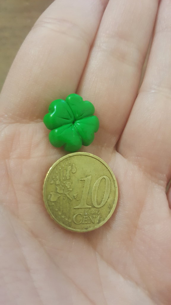 SIMPLGIRL Orecchini Quadrifoglio 2-in-1 In Argento 925 - Cuore Verde Per San Patrizio - 2